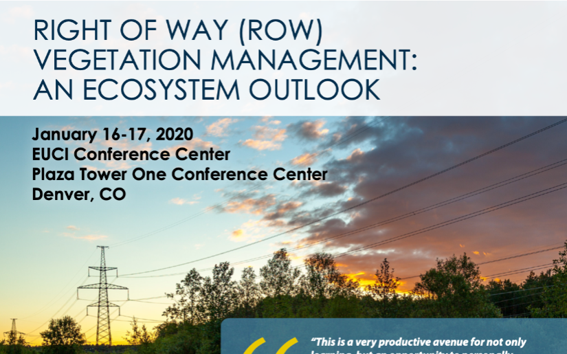 Right of Way Vegetation Management: An Ecosystem Outlook Symposium